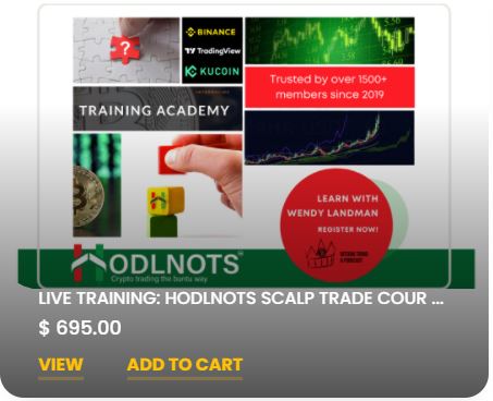 Hodlnots Trade Course $495